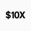 10X